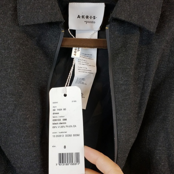 Akris Punto Front-Zip Jersey Midi Dress 8 - Picture 5 of 8